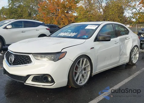 2019 Acura Tlx Tech A-Spec Pkgs z USA, uszkodzony, nr VIN 19UUB1F6XKA005282